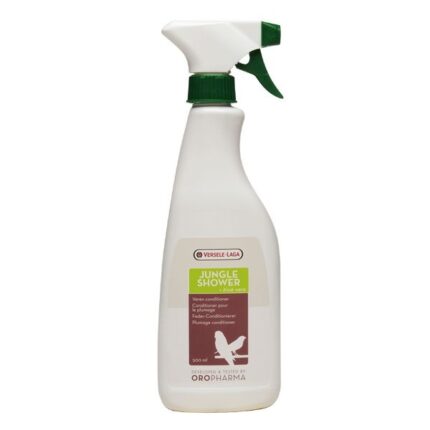 Versele-Laga Juncle Shower σπρέι με αλόη βέρα για γυαλιστερό φτέρωμα και υγιές δέρμα. προϊόν περιποίησης για πτηνά