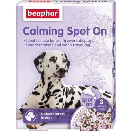 αμπούλες κατά του στρες για σκύλο beaphat spot on calming animal-foods.gr