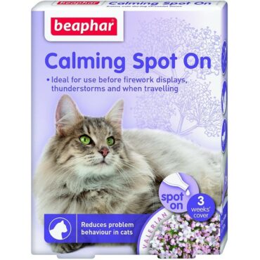 Beaphar No stress Calming cat spot on αμπούλες κατά του άγχους animal-foods.gr